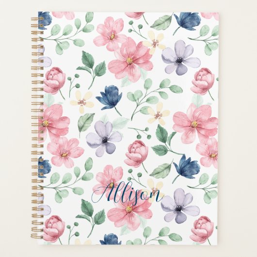 Fleurs de printemps et Motif Feuille (Devant)