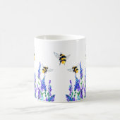 Fleurs de printemps et Mug de café d'abeilles (Centre)
