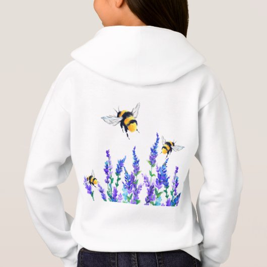 Fleurs de printemps et Sweat - shirt à capuche d'a (Dos)