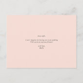 Fleurs de printemps géométriques Soyez ma carte d' (Dos)