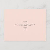 Fleurs de printemps géométriques Soyez ma carte de (Dos)