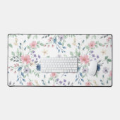 Fleurs de printemps Grand bureau Mat Mousepad (Clavier et souris)