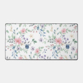 Fleurs de printemps Grand bureau Mat Mousepad (Recto)