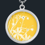 Fleurs de printemps jaunes Collier d'argent<br><div class="desc">Belle Fleurs De Printemps Jaune Collier D'Argent Sterling. C'est un cadeau d'anniversaire ou de vacances. Grand comme une faveur de mariage,  un cadeau mariage,  un cadeau d'anniversaire ou un cadeau de vacances.</div>