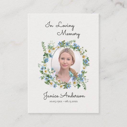 Fleurs de printemps lumineuses Carte de prière fun (Devant)