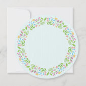 Fleurs de printemps Pâques Fer Brunch Invitation 2 (Devant)