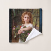 Fleurs De Printemps par William Bouguereau (Gant de toilette)