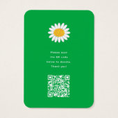 Fleurs de printemps Pop Tree Fille d'anniversaire (Dos)