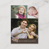 Fleurs de printemps Valentine Love Cartes de profi (Dos)