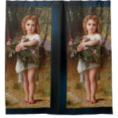 Fleurs De Printemps van William Bouguereau Douchegordijn (Voorkant)