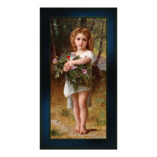 Fleurs De Printemps van William Bouguereau Foto Afdruk