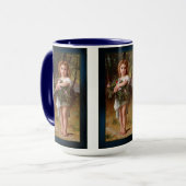 Fleurs De Printemps van William Bouguereau Mok (Voorkant links)