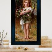 Fleurs De Printemps van William Bouguereau Poster (Keuken)