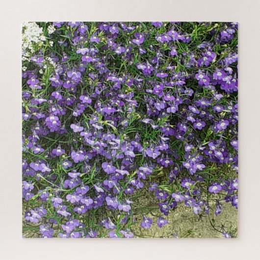 Fleurs de printemps violettes puzzle puzzle (Vertical)