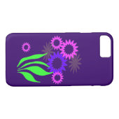 Fleurs de printemps Whimsical iPhone 8/7 Coque (Dos (Horizontal))