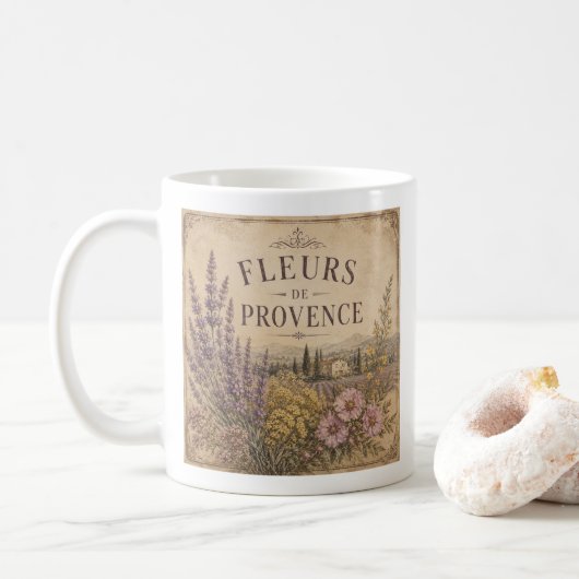 Fleurs de Provence mok  (Met donut)