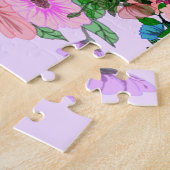 Fleurs de puzzle mère et bébé (Côté)