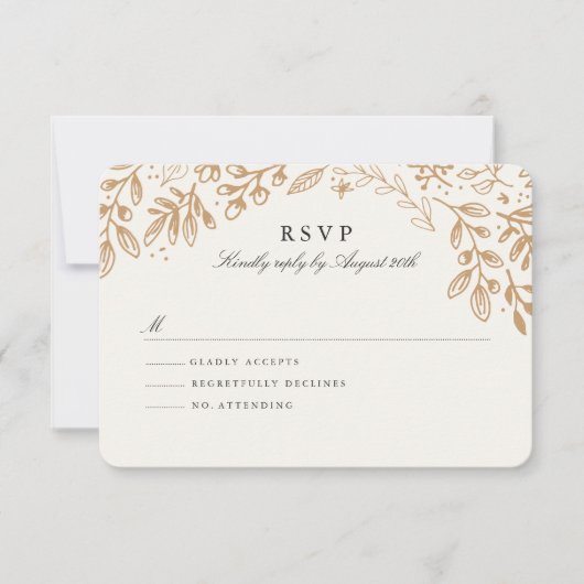 Fleurs de récolte RSVP (Devant)