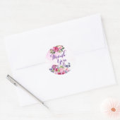 Fleurs de remerciement Autocollants (Enveloppe)