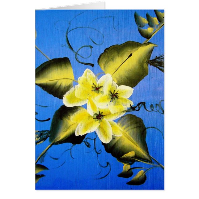 FLEURS DE RESSORT SUR L'ARRIÈRE - PLAN BLEU (Devant)