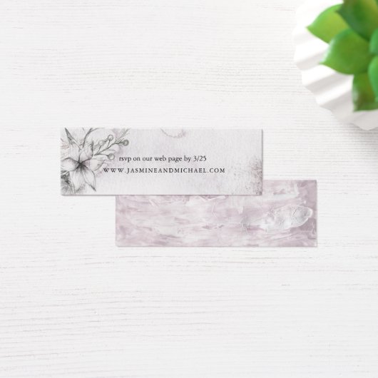 Fleurs de rêve | Carte de site web de mariage (Bureau)