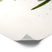 Fleurs de romarin bleu Poster d'impression (Coin)