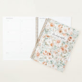 Fleurs de rose à monogramme Feuilles d'eucalyptus  (Devant avec enveloppe)