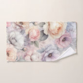 Fleurs de rose élégantes (Serviette à main)