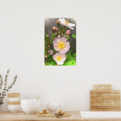 Fleurs de rose sauvage Affiches (Cuisine)