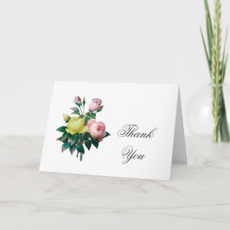 fleurs de rose vintage merci