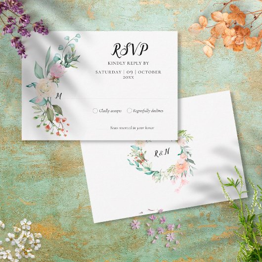 Fleurs de roses de bois RSVP