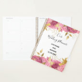 Fleurs de roses dorées élégantes pour mariage (Devant avec enveloppe)