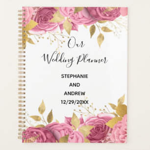 Fleurs de roses dorées élégantes pour mariage