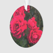 Fleurs de roses rouges (devant)