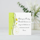 Fleurs de rotation Floral Invitation multi-usages (Debout devant)