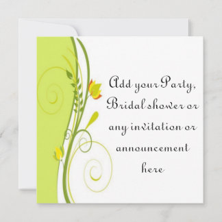 Fleurs de rotation Floral Invitation multi-usages