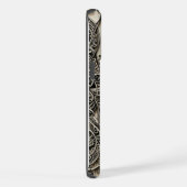 Fleurs de scrimshaw d'os de téléphone (Côté droit)