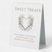 Fleurs de signes mariages de friandises avec un co (Verso)