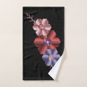 Fleurs de soie en strass - Bijoux & Fleurs (Serviette à main)
