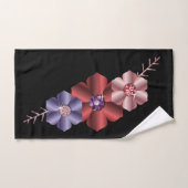 Fleurs de soie en strass - Bijoux & Fleurs (Serviette à main)