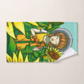 Fleurs de soleil (Serviette à main)
