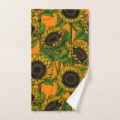 Fleurs de soleil (Serviette à main)