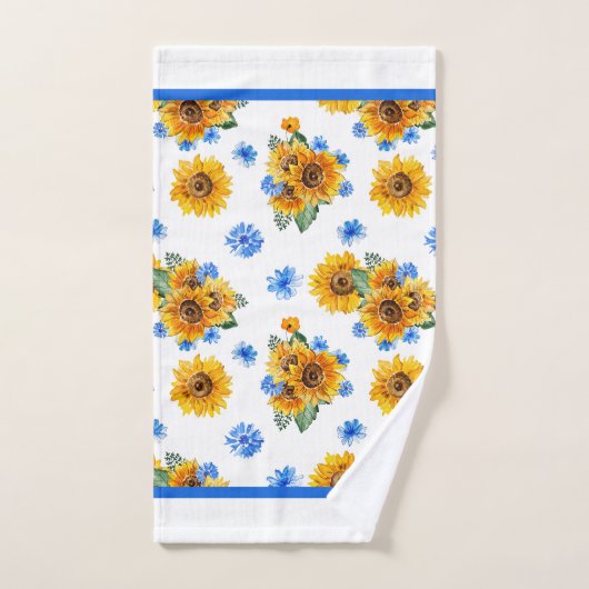 Fleurs de soleil (Serviette à main)