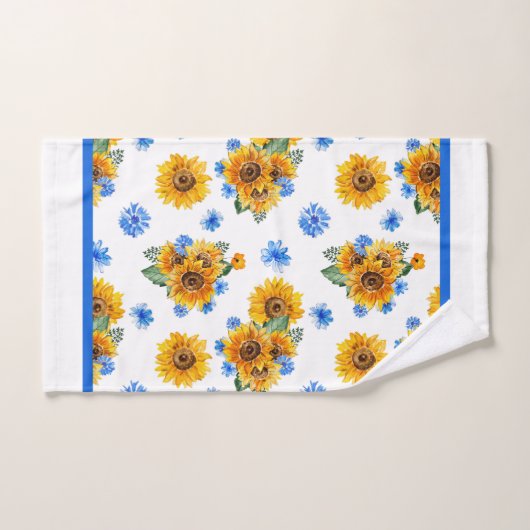 Fleurs de soleil (Serviette à main)