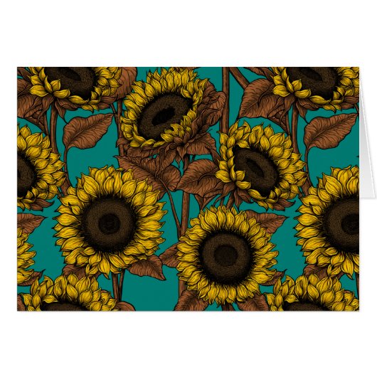 Fleurs de soleil (Devant horizontal)