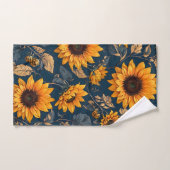 Fleurs de soleil (Serviette à main)