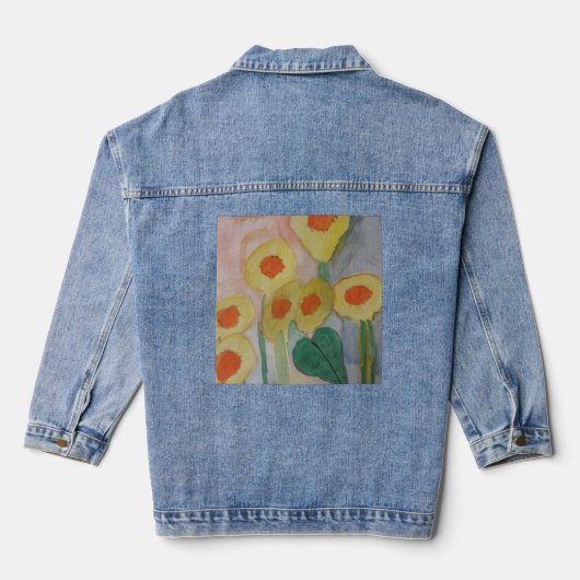 Fleurs de soleil Abstraites (Verso)
