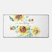 Fleurs de soleil aquarelles personnalisées (Recto)