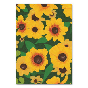 Fleurs de soleil, cartes à flashs à lecture floral