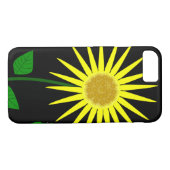 Fleurs de soleil coques iphone (Dos (Horizontal))